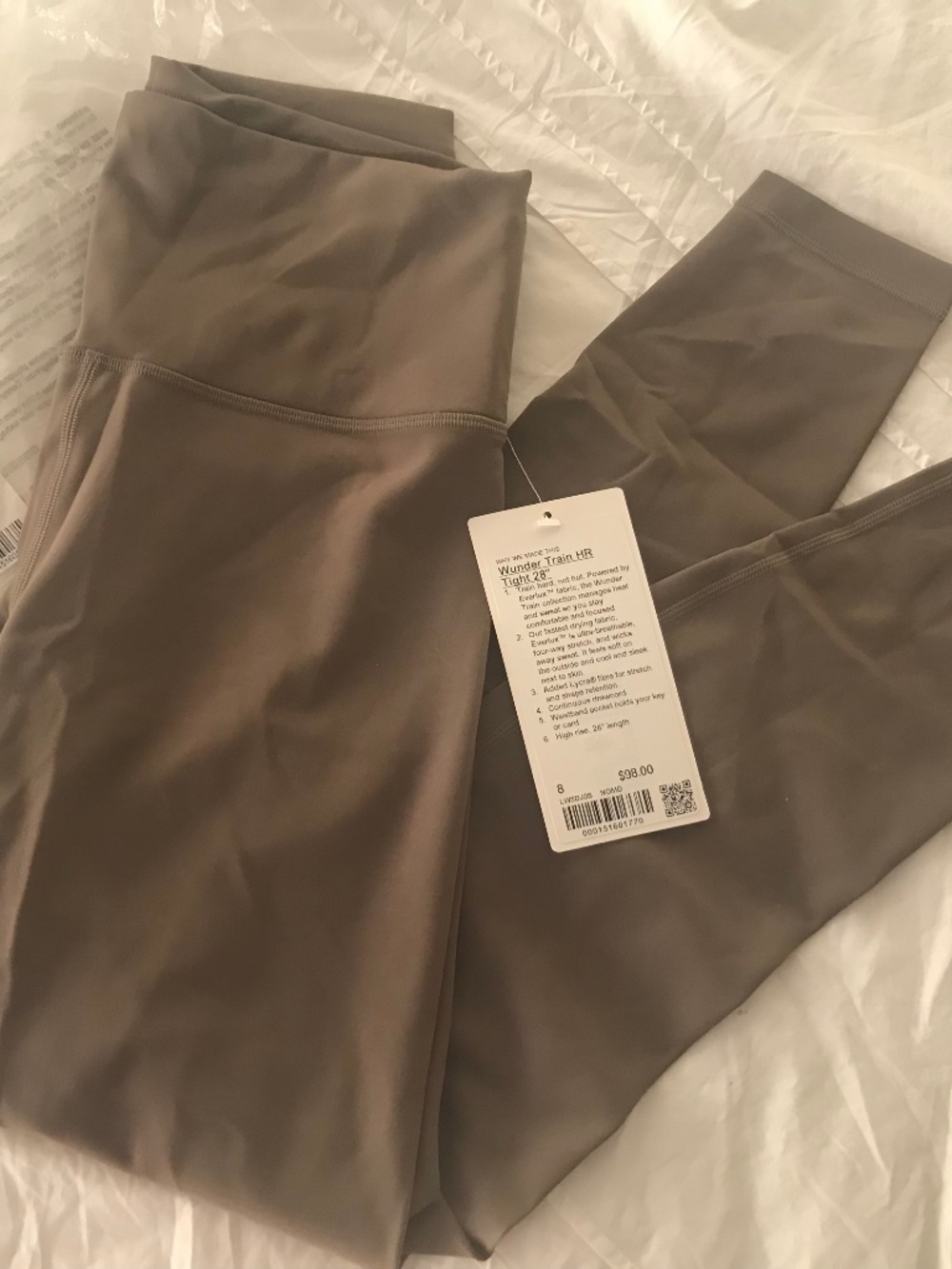 Lululemon Wunder Train High Rise Tight Leggings - NWT retail $98